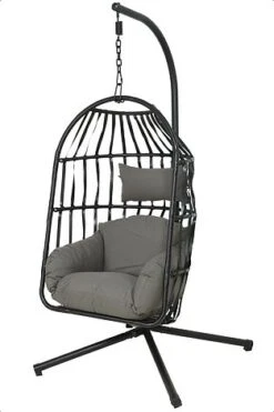 Idooka Rattan Hanging Garden Egg Chair -Green Haven Shop 0120Main1