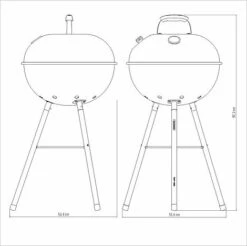 Tramontina Charcoal Grill With Lid -Green Haven Shop 26500009 3