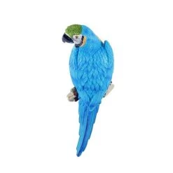 Pair Of Wall Mountable Parrot Bird Garden Ornaments -Green Haven Shop 3009 PAIR 3