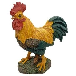 Standing Cockerel Bird Garden Animal Ornament -Green Haven Shop 3210S 3