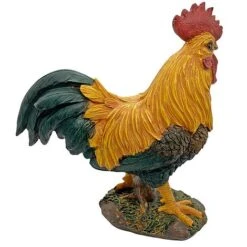 Standing Cockerel Bird Garden Animal Ornament -Green Haven Shop 3210S 5
