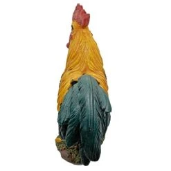 Standing Cockerel Bird Garden Animal Ornament -Green Haven Shop 3210S 6
