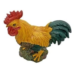 Standing Cockerel Bird Garden Animal Ornament -Green Haven Shop 3210S 7