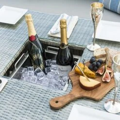 Maze Rattan Oxford Corner Dining Set With Ice Bucket & Rising Dining Table -Green Haven Shop 401760 9