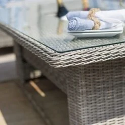 Maze Rattan Oxford Sofa Dining Set With Ice Bucket & Rising Table -Green Haven Shop 401761 9