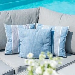 Maze Rattan Oxford Royal Corner Dining Set With Firepit Table -Green Haven Shop 403052 17