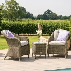 Maze Rattan Winchester Lounge Set 3 Piece
