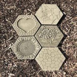 Set Of 5 Insect Drinkers/stepping Stones