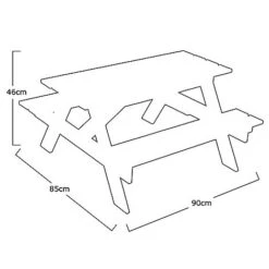 Idooka Kids' Picnic & Water Table 13 Idooka Kids' Picnic & Water Table -Green Haven Shop 532000600.Silhouette