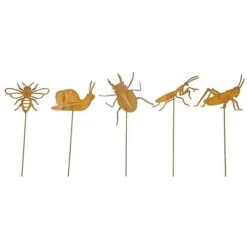5 Metal Insect Garden Stake Ornaments -Green Haven Shop 562414000712 7
