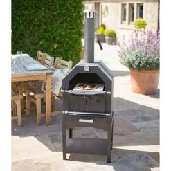 La Hacienda Napoli Multi-Function 4 In 1 Pizza Oven, Outdoor Oven, BBQ & Smoker -Green Haven Shop 56366 1