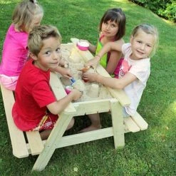 Soulet Childrens Wooden Picnic Table With Sandpit 11 Soulet Childrens Wooden Picnic Table With Sandpit -Green Haven Shop 782714 AMB 01