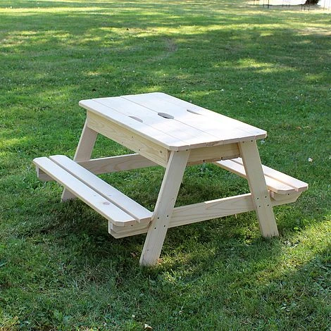 Soulet Childrens Wooden Picnic Table With Sandpit 1 Soulet Childrens Wooden Picnic Table With Sandpit