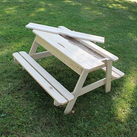 Soulet Childrens Wooden Picnic Table With Sandpit 6 Soulet Childrens Wooden Picnic Table With Sandpit - Image 6