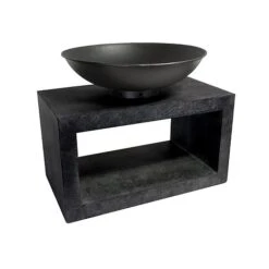 Firebowl & Rectangle Console Granite H52Cm W64Cm