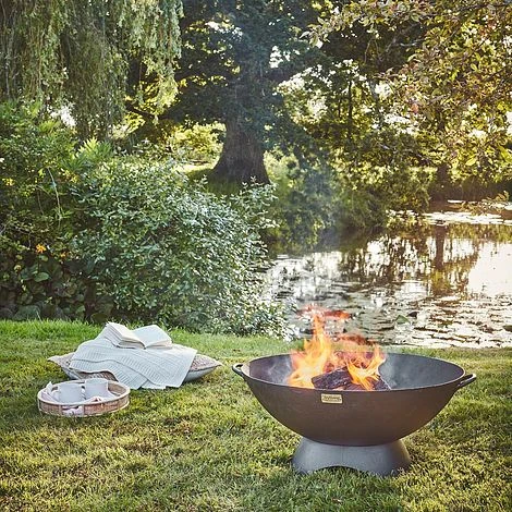 Outdoor Artisan Firebowl In Rust Iron H31Cm W71Cm 1 Outdoor Artisan Firebowl In Rust Iron H31Cm W71Cm