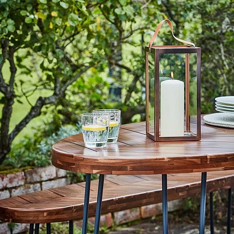 Borough Acacia Wood 5 Piece Furniture Set 4 Borough Acacia Wood 5 Piece Furniture Set - Image 4