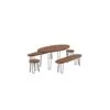 Borough Acacia Wood 5 Piece Furniture Set