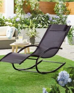 Idooka Mesh Rocking Sun Lounger -Green Haven Shop Corner20Lawn