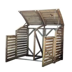 Pressure Treated 5' X 3' Bin Storage Unit -Green Haven Shop ESDXL21PT02520300 dpi