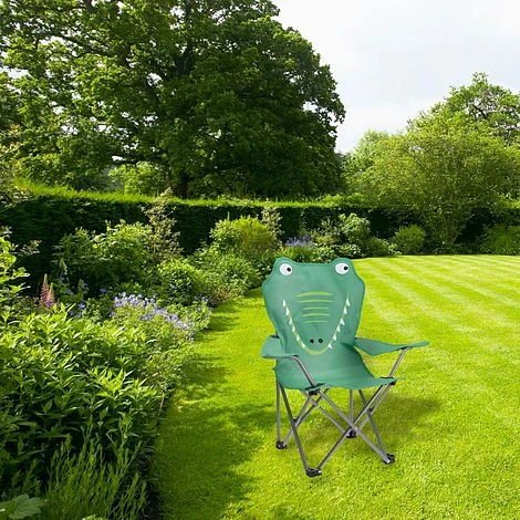 Idooka Kids' Folding Crocodile Camp Chair 2 Idooka Kids' Folding Crocodile Camp Chair - Image 2