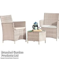 Seville Rattan Garden Bistro Set