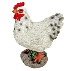 Pair Of Garden Chicken Ornaments -Green Haven Shop FW1006 1