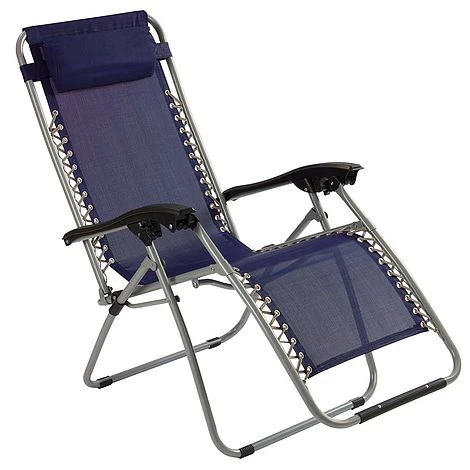 Garden Gear Zero Gravity Chair - Navy 2 Garden Gear Zero Gravity Chair - Navy - Image 2