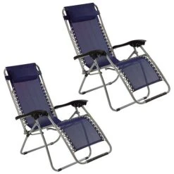 Garden Gear Zero Gravity Chair - Navy 11 Garden Gear Zero Gravity Chair - Navy -Green Haven Shop G0883 2