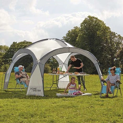 Garden Gear 3.5m Dome Event Shelter With Two Sunshade Walls 1 Garden Gear 3.5m Dome Event Shelter With Two Sunshade Walls