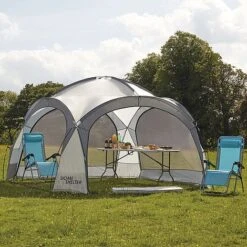 Garden Gear 3.9m Dome Event Shelter With Two Sunshade Walls -Green Haven Shop G1155206201000x10003