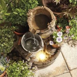 Cascading Barrel Water Feature And Planter 10 Cascading Barrel Water Feature And Planter -Green Haven Shop G1393 3 1000x1000 1