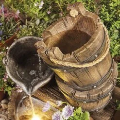 Cascading Barrel Water Feature And Planter 11 Cascading Barrel Water Feature And Planter -Green Haven Shop G1393 4 1000x1000 1