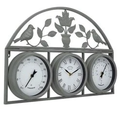Garden Wall Clock - Grey 9 Garden Wall Clock - Grey -Green Haven Shop G2613 2 2000x2000 1