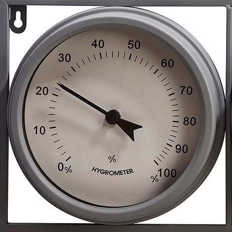 Garden Wall Clock - Grey 5 Garden Wall Clock - Grey - Image 5