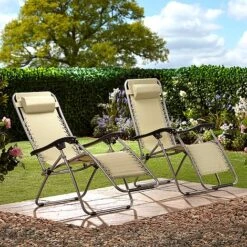 Garden Gear Zero Gravity Chair - Stone 9 Garden Gear Zero Gravity Chair - Stone -Green Haven Shop G3727 ls2