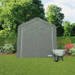 Garden Gear Heavy-Duty Portable Shed 10x10 Foot -Green Haven Shop G4060 Portable shed 8x8 3 2000x2000 255552