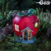 Garden Gear Solar LED Apple Fairy House