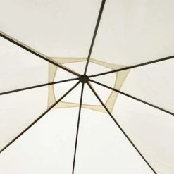 Garden Gear 3x3m Metal Gazebo With Cream Roof And Curtains -Green Haven Shop G4161 7