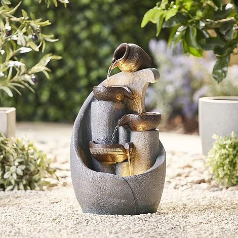 Serenity Cascading Vase Water Feature 1 Serenity Cascading Vase Water Feature