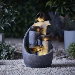Serenity Cascading Vase Water Feature 8 Serenity Cascading Vase Water Feature -Green Haven Shop G4639204