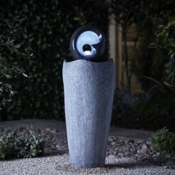 Serenity Contemporary Stone-effect Water Feature -Green Haven Shop G46402015