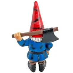 Garden Gnome With Axe Outdoor Garden Ornament -Green Haven Shop GB024S 2