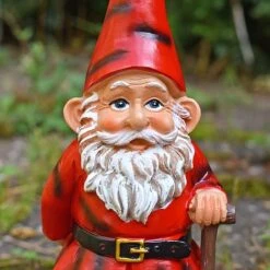 Garden Gnome With Spade Outdoor Garden Ornament -Green Haven Shop GB027S 5