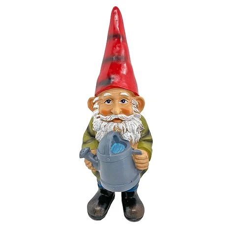 Garden Gnome With Watering Can Outdoor Garden Ornament 2 Garden Gnome With Watering Can Outdoor Garden Ornament - Image 2