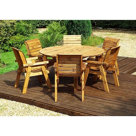 6 Seater Round Table Set 1 6 Seater Round Table Set