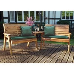 Twin Bench Set Angled -Green Haven Shop HB115AG