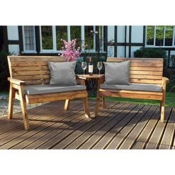 Twin Bench Set Angled -Green Haven Shop HB115AGR