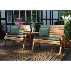Twin Bench Set Straight 6 Twin Bench Set Straight -Green Haven Shop HB115BG