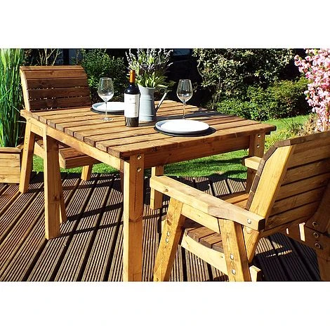 2 Seater Square Bistro Set 3 2 Seater Square Bistro Set - Image 3
